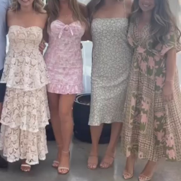 VICI A World To See Floral Slit Midi Dress - Picture 5 of 5